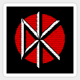 Dead pixel retro kennedys Magnet